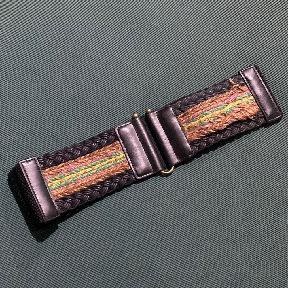 Braided waist belt
